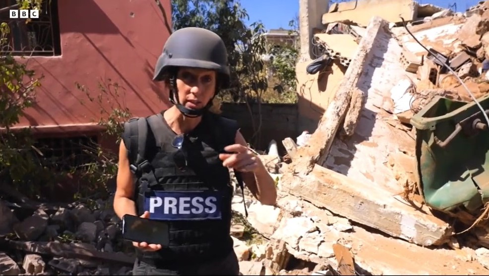 BBC reporter south Lebanon Israeli army